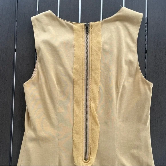 VINTAGE RETRO 70s ESLEY 3-D ROSE APPLIQUE SHEATH MINI DRESS!! - Picture 6 of 9